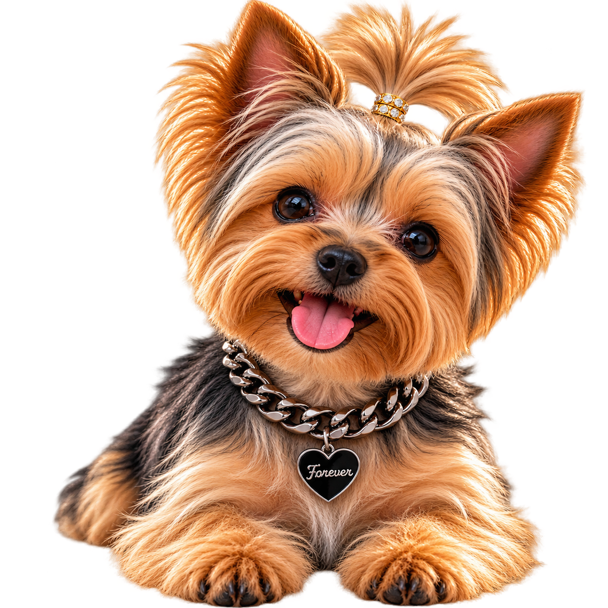 Perro con cadena grafito Forever